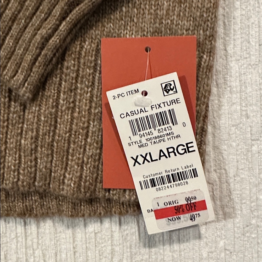 Women’s Medium Taupe Heather Lounging Set NWT - Picture 4 of 6